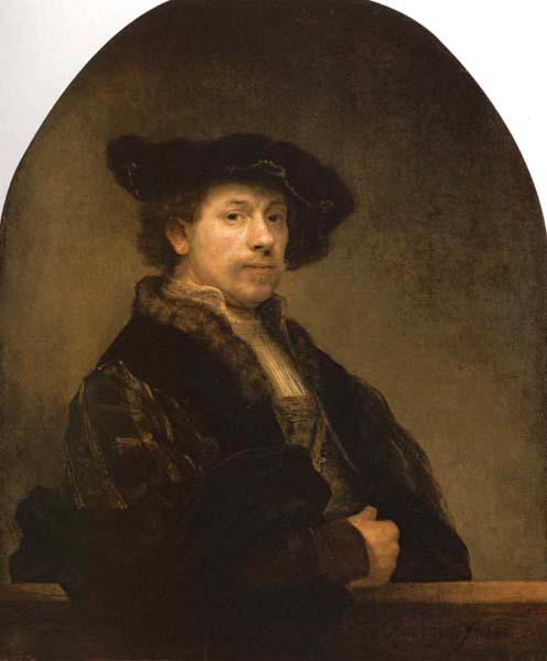 Rembrandt van rijn Self-Portrait oil painting image